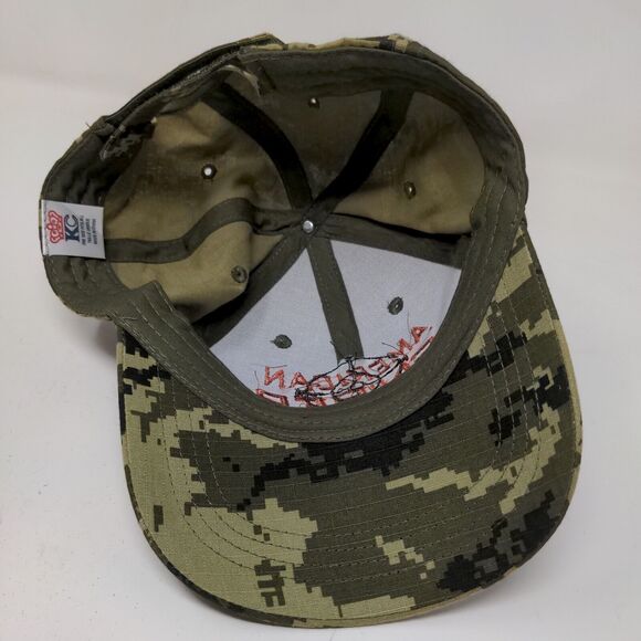 KC Men's American Sniper Camo Hat Green OSFA Embroidered Logo - Picture 8 of 11